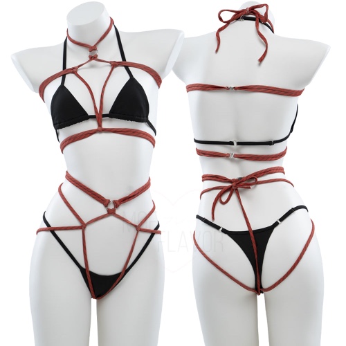 Kill Rope Shibari Lingerie - Red / S/M