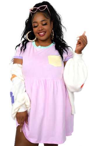 Cadoodle Dress - Pink | 3X