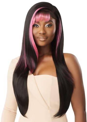 Outre Lace Front Wig - Sleeklay Part Deep C Lace Part - Daniella (DRST BLACK PINK) - DRST BLACK PINK
