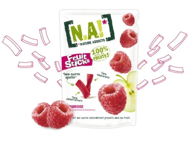 Fruit Sticks framboise, Snack 100% naturel sans sucres ajoutés | NA !