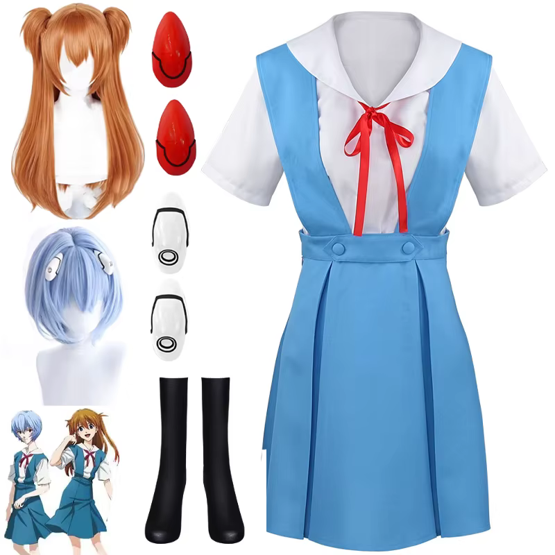 rei cosplay full neon Genesis Evangelion 