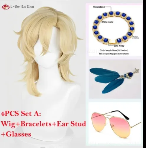 Aventurine wig/accessories 