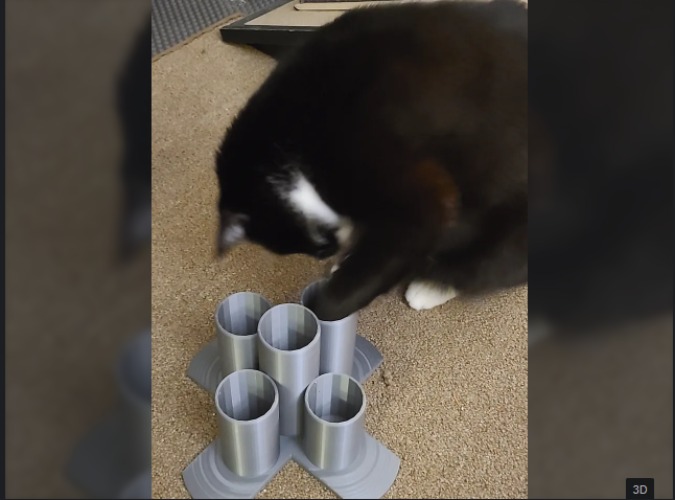 Treat Tower | Enrichment Puzzle - Dark Green