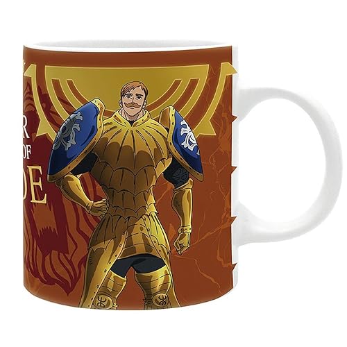 ABYSTYLE The Seven Deadly Sins Escanor Ceramic Coffee Tea Mug 11 Oz. Anime Manga Drinkware Dishwasher Microwave Safe Home & Kitchen Essential Gifts - Escanor