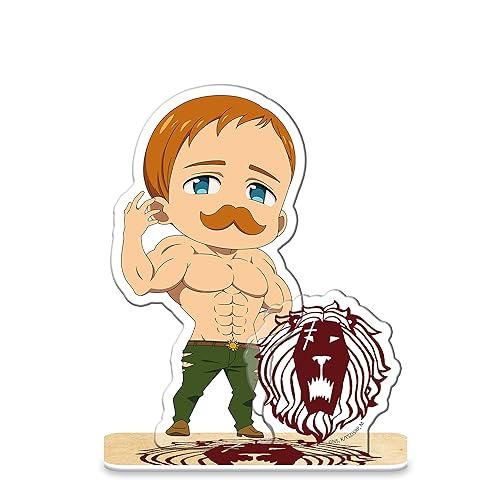 ABYSTYLE The Seven Deadly Sins Escanor Acryl® Stand Model Figure 4" Tall Anime Manga Desktop Accessories Merch Gift