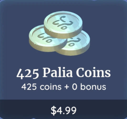 425 Palia Coins