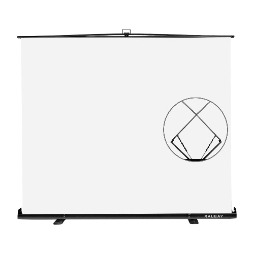 Large Collapsible White Screen Backdrop