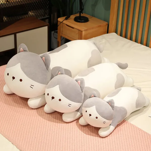 Soft Plush Cat Cushion Toy