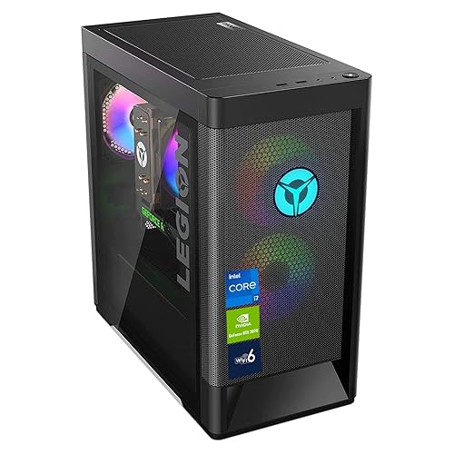 Lenovo Legion Tower 5i Gaming Desktop, Intel Core i7-11700F, GeForce RTX 3070, 64GB RAM, 2TB SSD + 8TB HDD, RJ-45, Display Port, HDMI, Wired Keyboard & Mouse, Wi-Fi 6, Windows 11 Pro, Black - 64GB RAM | 2TB SSD + 8TB HDD - RTX 3070
