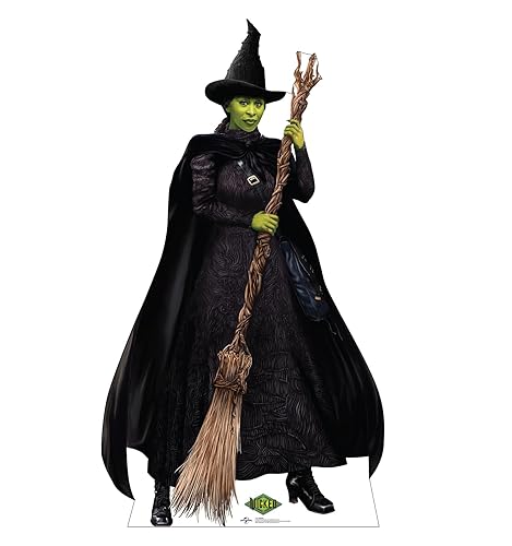 Cardboard People Elphaba Life Size Cardboard Cutout Standup - Wicked (2024 Film) - Elphaba