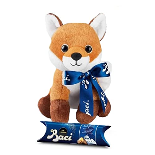 Baci Perugina Peluche Volpe con Tubo da 37,5 g Idea Regalo San Valentino