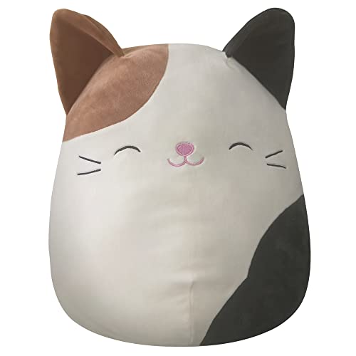 Squishmallows Original 14-Inch Cam Calico Cat - Large Ultrasoft Official Jazwares Plush - Brown and Black Calico Cat
