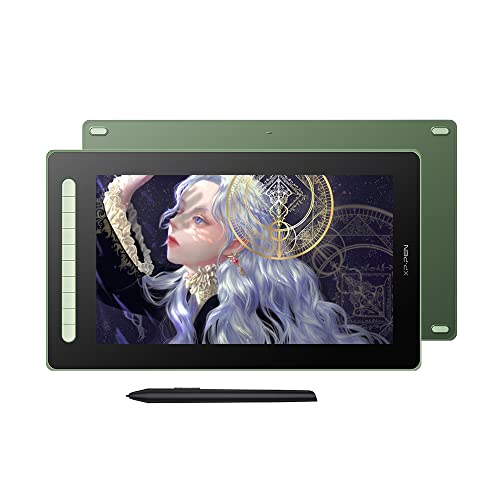 XPPen Artist 16 2nd Graphics Drawing Tablet with Screen Full-Laminated Tilt Battery-Free Stylus 10 Shortcut Keys, Compatible with Windows, Mac, Linux, Chromebook and Android 15.4 inch Pen Display - 15.4 inch - Green