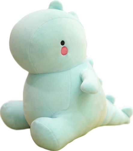 Kawaii Dino Plushie (2 COLORS, 3 SIZES) - 16″ / 40 cm / Turquoise