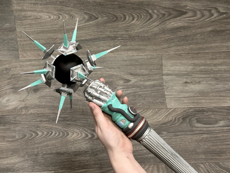 Horizon's Heirloom Gravity Maw War Mace Battle Royale 3D Printed Prop Toy Fan Art Decor