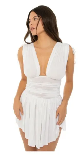 Taela Dress | White / XXS