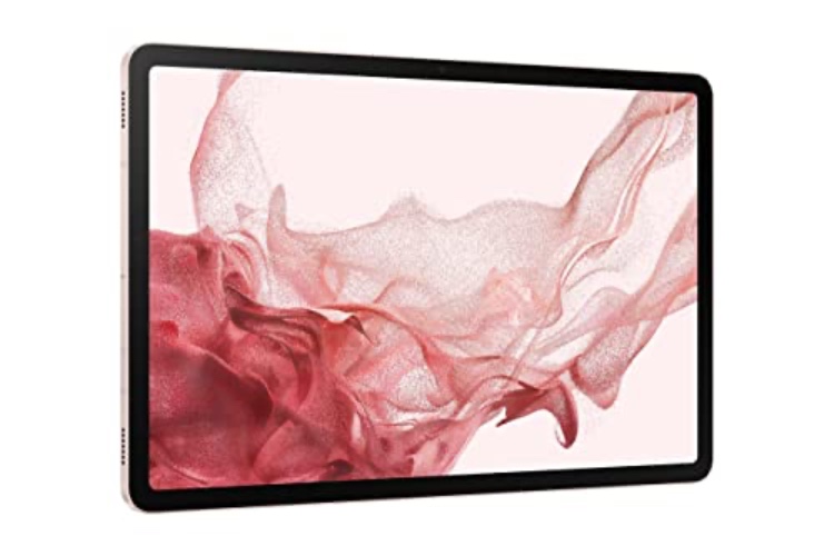 SAMSUNG Samsung Galaxy Tab S8 Android Tablet, 11' LCD Screen, 128GB Storage, Qualcomm Snapdragon, S Pen Included, All-Day Battery Ultra Wide Camera, DeX Productivity, Pink Gold (Renewed) - Pink Gold