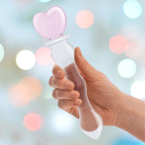 Gläs 8" Sweetheart Glass Dildo