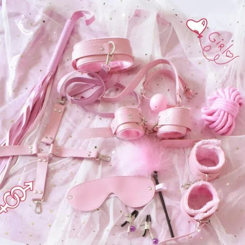 Pink Leather Kit For Photos