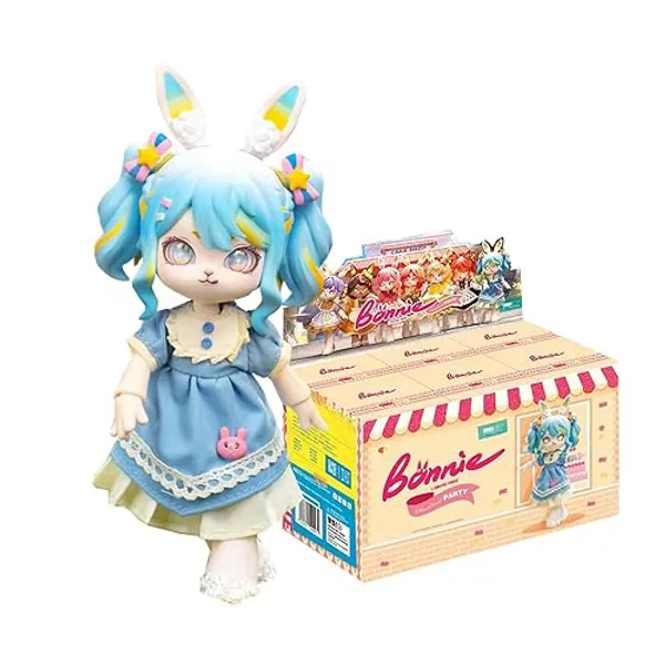 Bonnie Blind Box Doll Figures, 1/12 BJD Doll OB11 Size Action Figures, Movable Dolls with Doll Clothes Surprise Gift Toys (Sweetheart Party Series,Single Box) - Sweetheart Party Series - Single Box