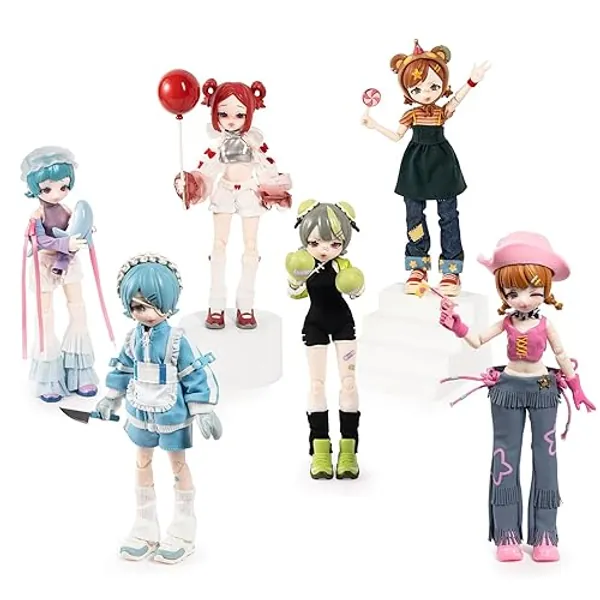 BEEMAI Eve-Lynna Dream Paradise Series Single Box (Contains 1 Figure), 1/12 MJD Blind Box Cute Figures Collectibles Birthday Gift - Single Box