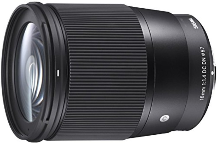 Sigma 16mm f1.4 DC DN Contemporary Lens for Sony E (402965) Black - Single