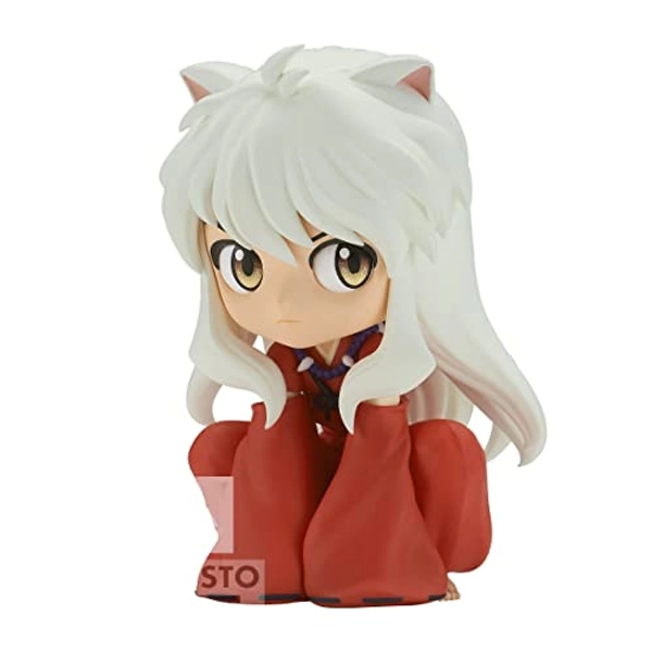 Banpresto - Inuyasha - Inuyasha - Sitting Ver. - (Ver. A), Bandai Spirits Q posket Figure (BP19530) 3.5 inch