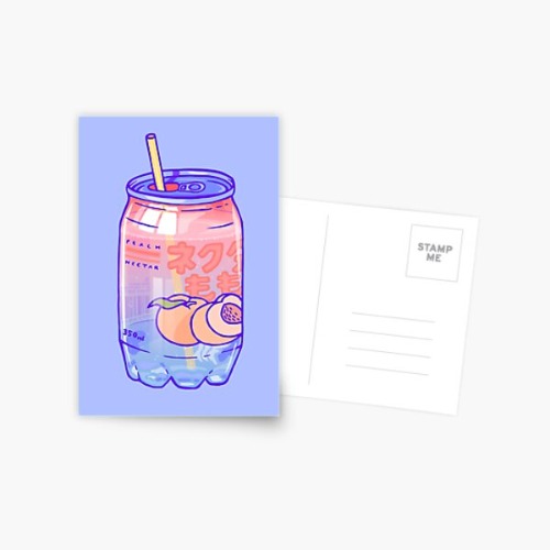 Peach Bubbles Postcard by LauraOConnor