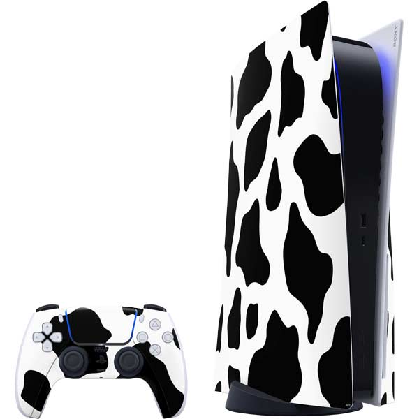 Cow Print PlayStation PS5 Skins - PS5 Bundle
