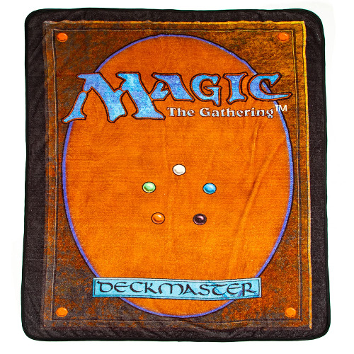 Magic The Gathering Card Back Fleece Throw Blanket - 