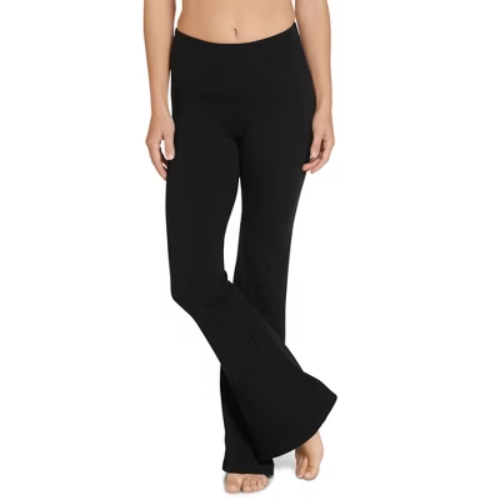 Jockey Women's Cotton Stretch Slim Yoga Flare Pant XS Black