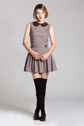 Brown Ecoliere Dress | Size 2