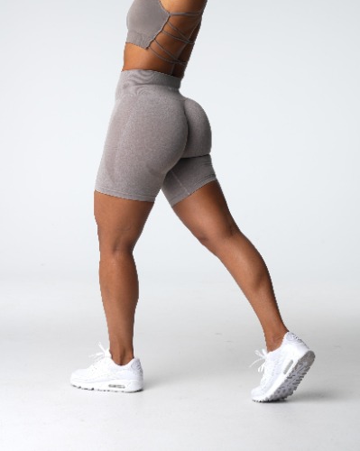 Taupe Contour Seamless Shorts | S
