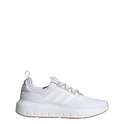 adidas Women's Swift Run 23 Sneaker - 7.5 - White/White/Gold Metallic