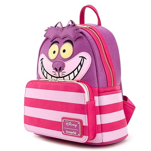 Loungefly X Disney Alice in Wonderland Cheshire Cat Mini Backpack - Cheshire Cat Cosplay - One Size
