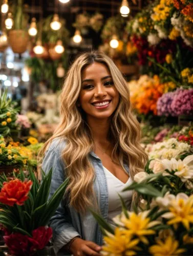 1 small bouquet of flowers