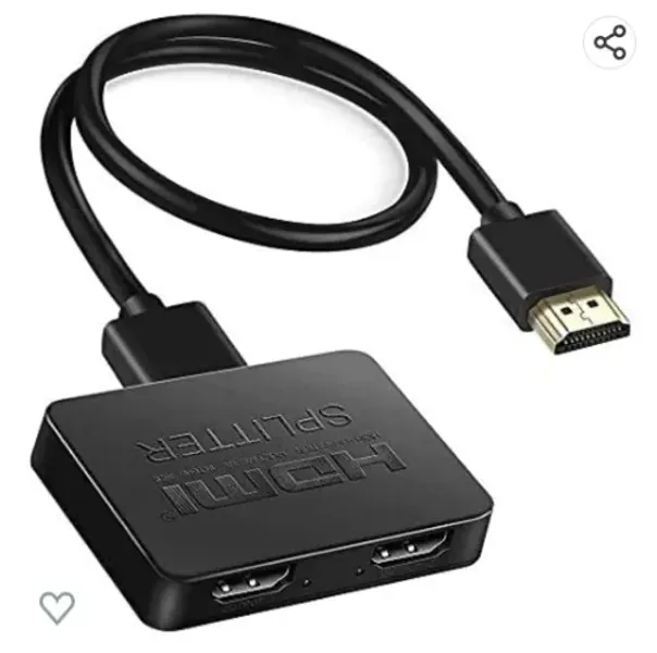  1x2 HDMI Splitter 1 to 2 Amplifier for Full HD 1080P 3D with HDMI 