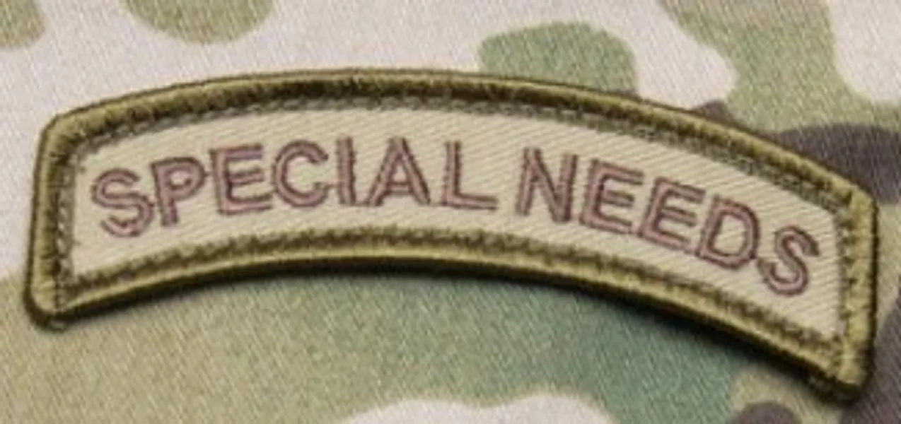 SPECIAL NEEDS TAB Patch - Multicam Color -