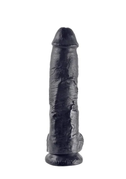 King Cock 10 inch black dildo