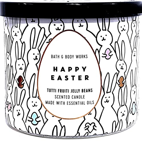 Bath and Body Works Tutti Fruity Jelly Bean 3-Wick Candle 14.5 oz / 411 g