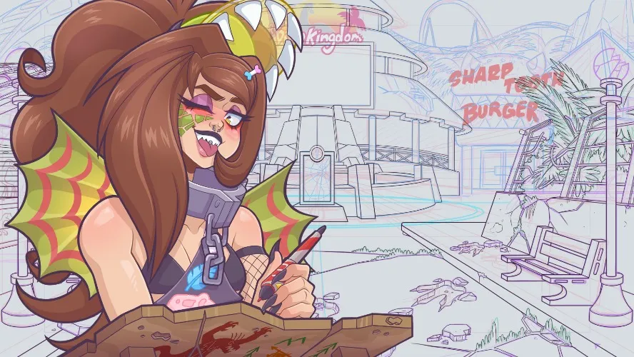 Palea Stream Asset: ThemePark Background