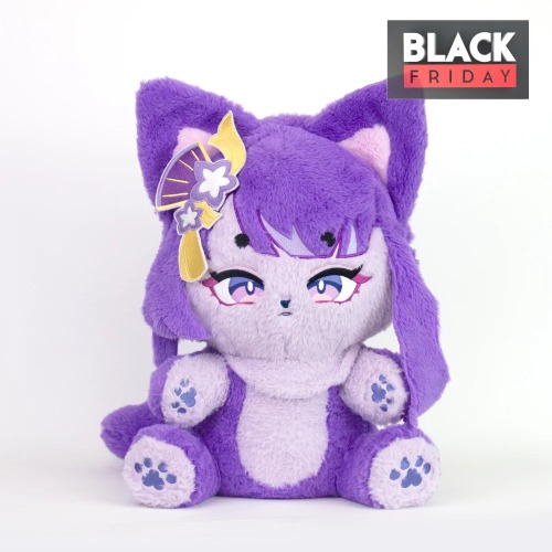 45cm Genshin Cat Raiden Plush Raidenmeow Cute Puppet | 45cm