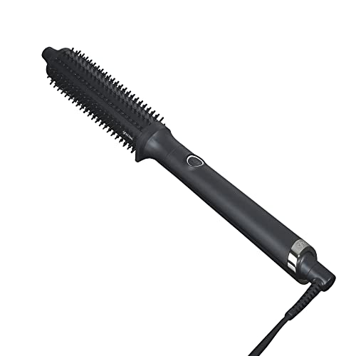 ghd Rise Hot Air Hair Brush ― Professional Volumizing Blow Dryer Curling Brush to Dry Hair for Maximum Lift with Safer-for-Hair Optimum Styling Temperature - Black