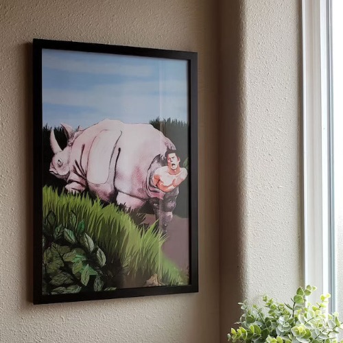 Ace Inspired Rhino Poster | 11x17