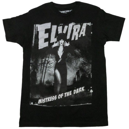Elvira Grey Zombie T-Shirt | Large