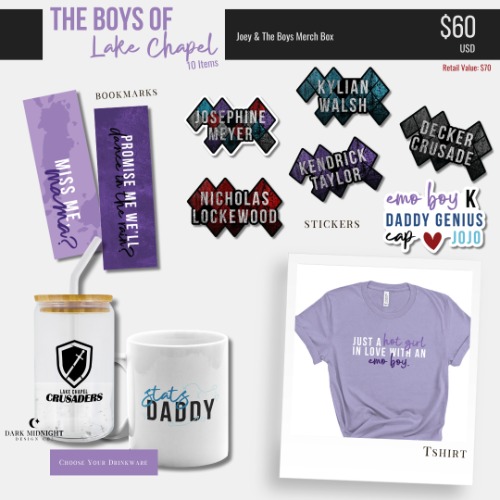 Joey & The Boys Merch Box - Officially Licensed Boys of Lake Chapel Series | XL / Glass Can