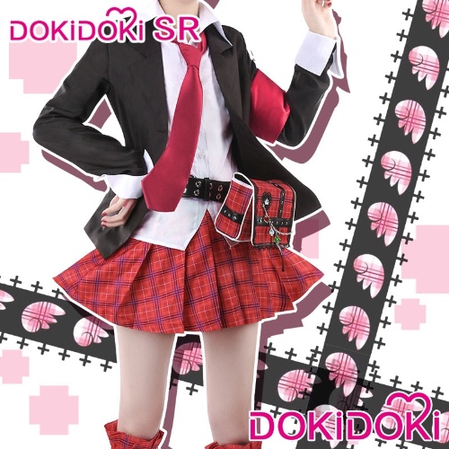 DokiDoki-SR Anime Cosplay Shugo Chara Hinamori Amu Cosplay Costume Women School Uniform | Costume / L