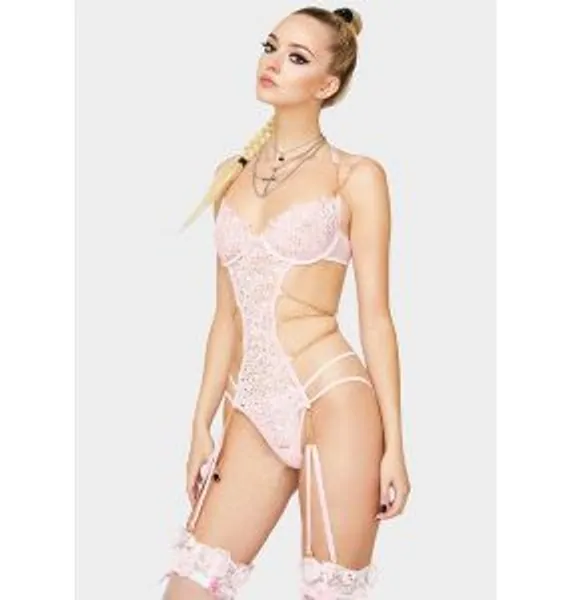 Keep Our Secret Floral Teddy