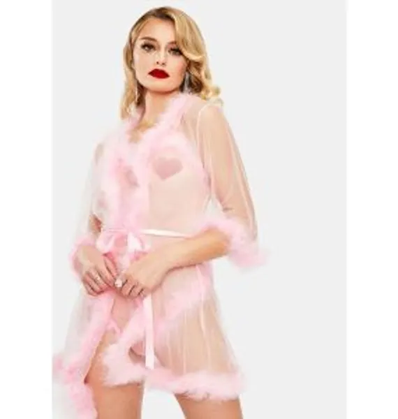 Crush Indiscreet Affair Marabou Robe