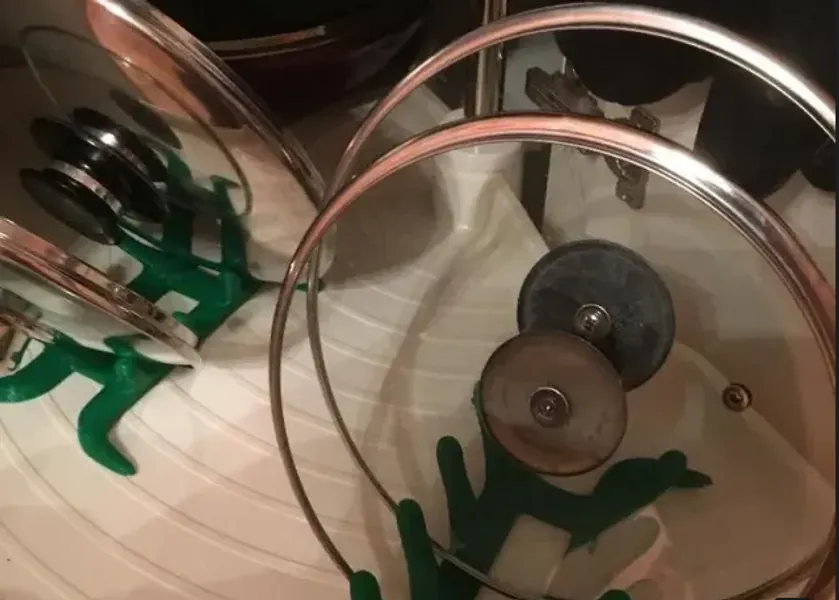 Pot Lid Holder | Kitchen Organization